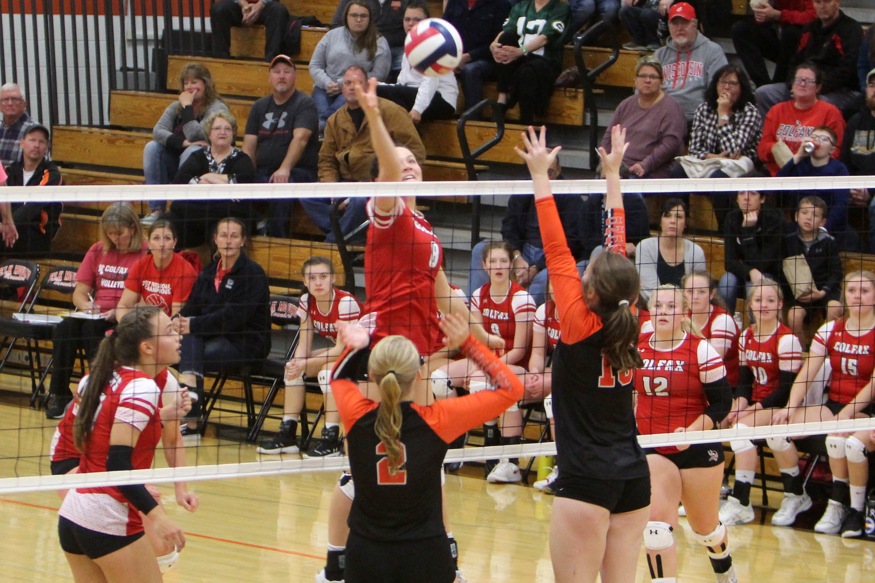 Colfax at Elk Mound volleyball 10-17-19